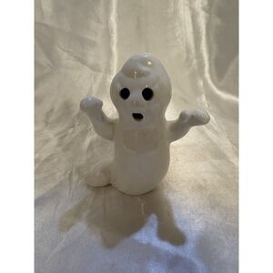 Vintage Ceramic White Ghost Halloween decor Figurine